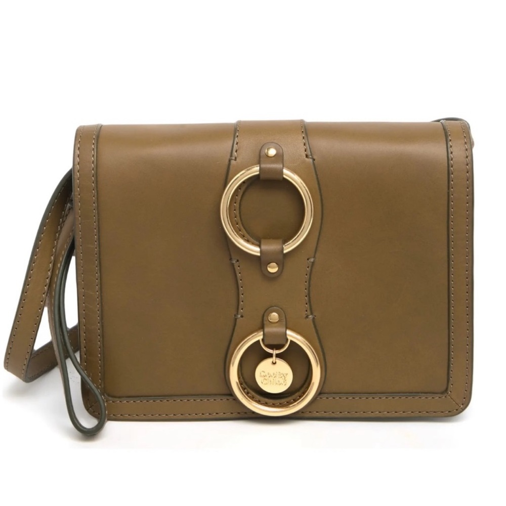 See by Chloe Leather Crossbody in Olive Tree
